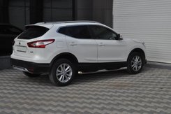 Бічні труби (2 шт., нерж.) для Nissan Qashqai 2014-2021рр