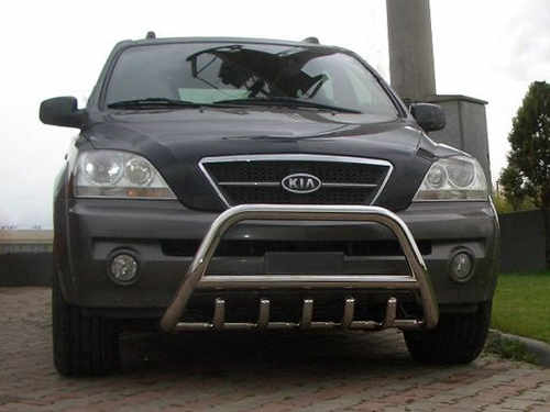 Кенгурятник WT003 (нерж.) для Kia Sorento 2002-2009 