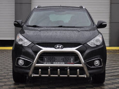 Передня дуга WT003 (нерж.) для Hyundai IX-35 2010-2015