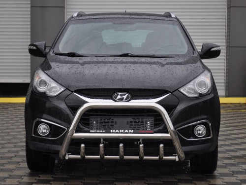 Передня дуга WT003 (нерж.) для Hyundai IX-35 2010-2015