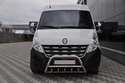 Кенгурятник WT003 (нерж.) для Opel Movano 2010-2021 