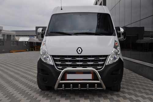 Кенгурятник WT003 (нерж.) для Opel Movano 2010-2021 