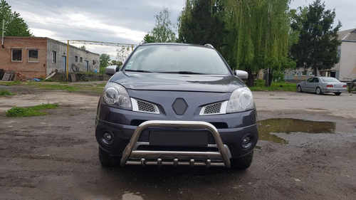Кенгурятник WT003 (нерж.) для Renault Koleos 2008-2016 