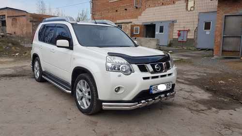 Передній захист ST015 (нерж.) для Nissan X-trail T31 2007-2014