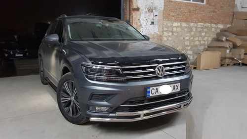 Передній захист ST016 (нерж) для Volkswagen Tiguan 2016+