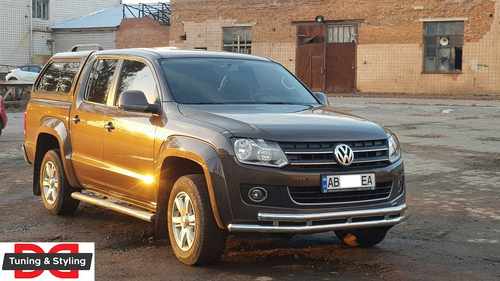 Передній захист ST018-2 (нерж) для Volkswagen Amarok 2010-2022 рр