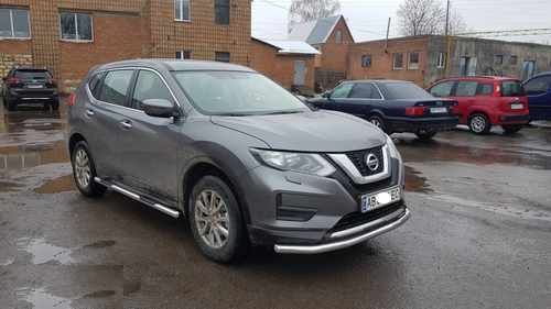 Передній захист ST008 (нерж) для Nissan X-trail T32 / Rogue 2014-2021 