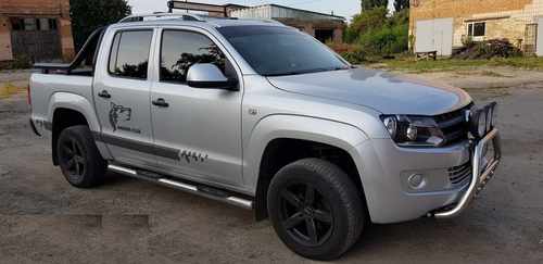 Бічні труби (2 шт., нерж) 60мм для Volkswagen Amarok 2010-2022 рр