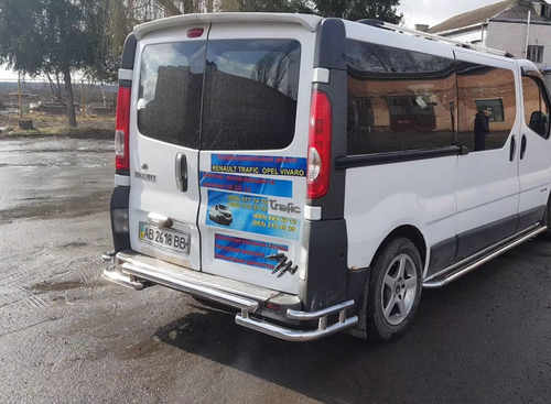 Задній захист AK-Special (нерж) для Renault Trafic 2001-2015 рр