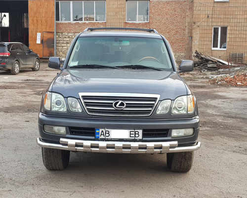 Передній захист ST015 (нерж.) для Lexus LX470
