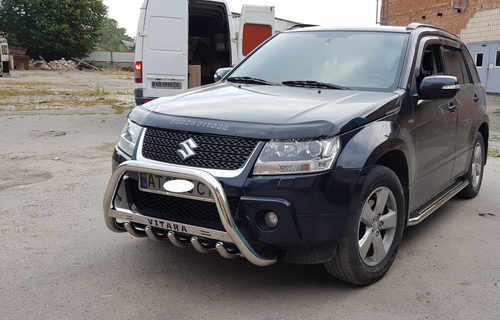 Кенгурятник WT004 (нерж) для Suzuki Grand Vitara 2005-2017