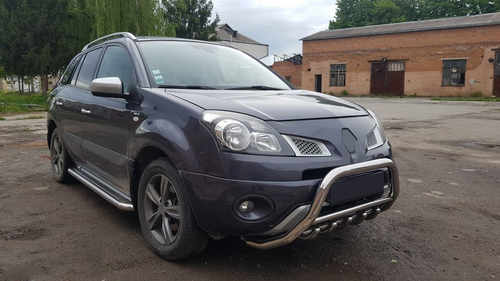 Кенгурятник WT003 (нерж.) для Renault Koleos 2008-2016 