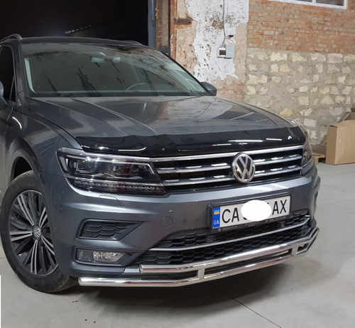 Передній захист ST016 (нерж) для Volkswagen Tiguan 2016+
