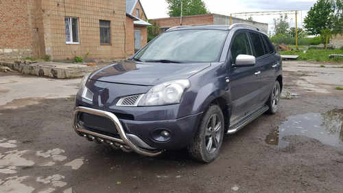Кенгурятник WT003 (нерж.) для Renault Koleos 2008-2016 
