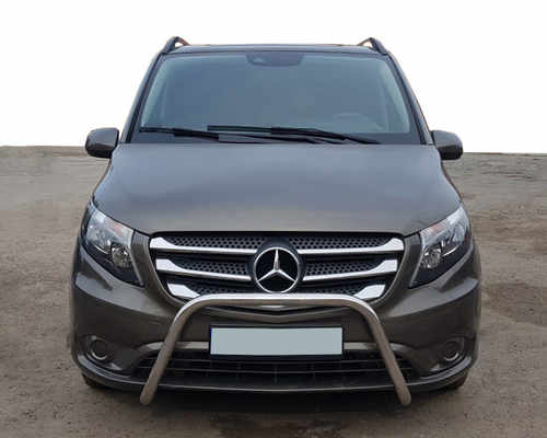Кенгурятник WT006 (нерж.) для Mercedes Vito / V W447 2014+ 
