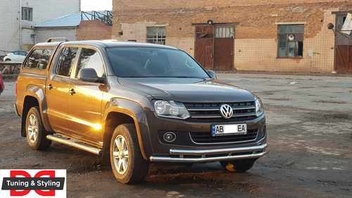 Передній захист ST018-2 (нерж) для Volkswagen Amarok 2010-2022 рр