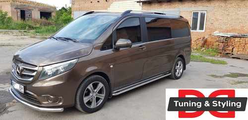 Передній захист ST008 (нерж.) для Mercedes Vito / V W447 2014+ 