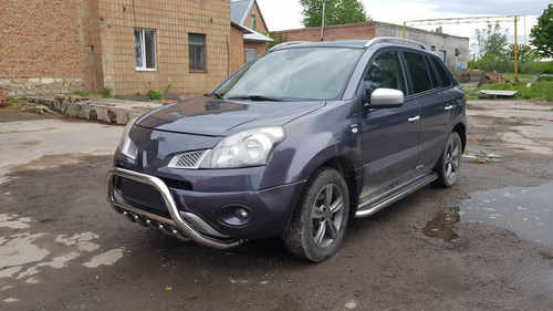 Кенгурятник WT003 (нерж.) для Renault Koleos 2008-2016 