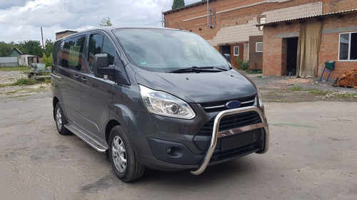 Кенгурятник WT006 (нерж) для Ford Custom 2013+ 