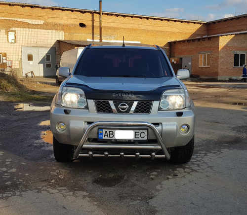 Передній захист WT003 (нерж) для Nissan X-trail T31 2007-2014