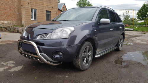 Кенгурятник WT003 (нерж.) для Renault Koleos 2008-2016 