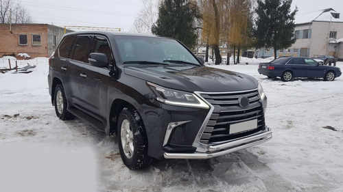 Передній захист ST014 (2015+, нерж) для Lexus LX570/450d