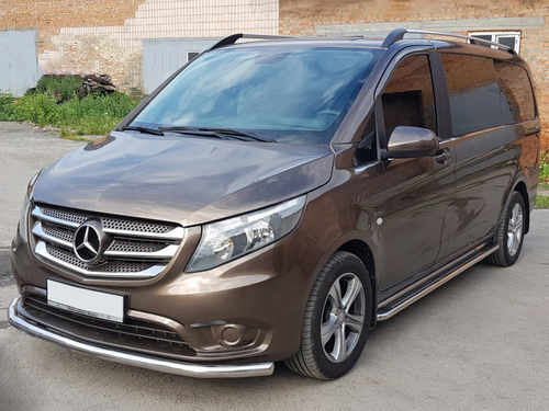 Передній захист ST008 (нерж.) для Mercedes Vito / V W447 2014+ 