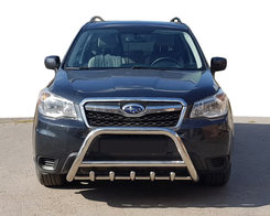 Кенгурятник WT003 (нерж) для Subaru Forester 2013-2018 