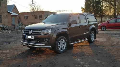 Передній захист ST018-2 (нерж) для Volkswagen Amarok 2010-2022 рр