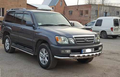 Передній захист ST015 (нерж.) для Lexus LX470