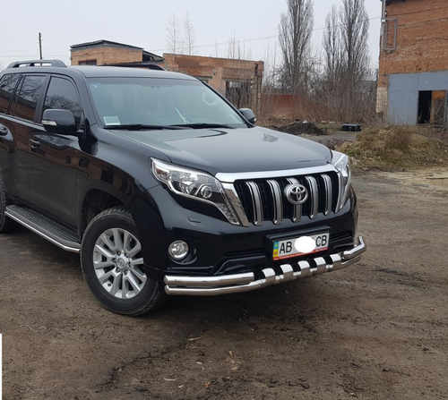 Передній захист F3-31 (нерж) для Toyota Land Cruiser Prado 150