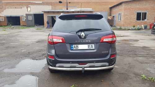 Задня дуга AK002-1 (нерж) для Renault Koleos 2008-2016 рр