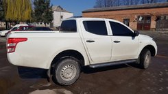 Бокові пороги Premium (2 шт., нерж.) Ø42 для Fiat Fullback 2016-2024 рр