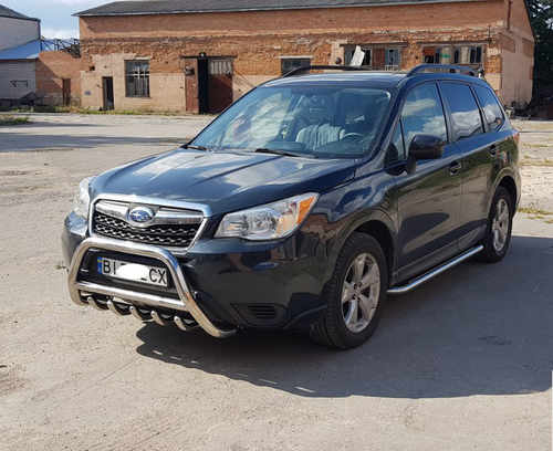Кенгурятник WT003 (нерж) для Subaru Forester 2013-2018 