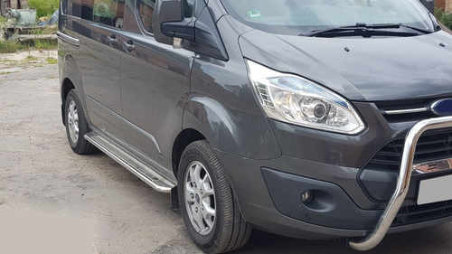 Кенгурятник WT006 (нерж) для Ford Custom 2013+ 
