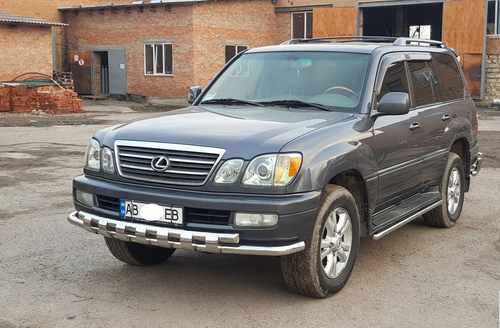 Передній захист ST015 (нерж.) для Lexus LX470