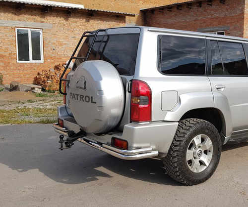 Задня дуга AK005-3 (нерж) для Nissan Patrol Y61 1997-2011 рр