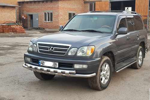 Передній захист ST015 (нерж.) для Lexus LX470