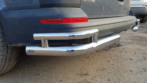 Задні куточки AK003-Double (2 шт., нерж) для Volkswagen T6 2015-2024, рр