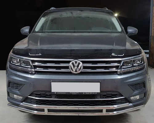 Передній захист ST016 (нерж) для Volkswagen Tiguan 2016+