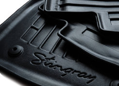 Задня перемичка килимок (Stingray Premium) для Hyundai Santa Fe 2 2006-2012рр
