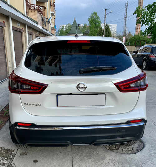 Кромка бампера (нерж) для Nissan Qashqai 2014-2021рр.