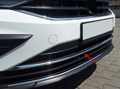 Накладка на передній бампер 2020-2023 (нерж) для Volkswagen Tiguan 2016↗