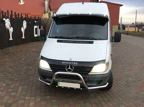 Кенгурятник з вусами (нерж.) для Mercedes Sprinter 1995-2006 рр