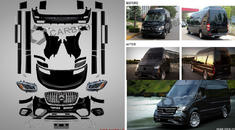 Комплект рестайлінгу в W907 для Mercedes Sprinter 2006-2018 рр