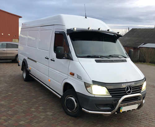 Кенгурятник з вусами (нерж.) для Mercedes Sprinter 1995-2006 рр