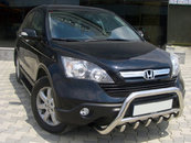 Кенгурятник WT003 (нерж.) для Honda CRV 2007-2011
