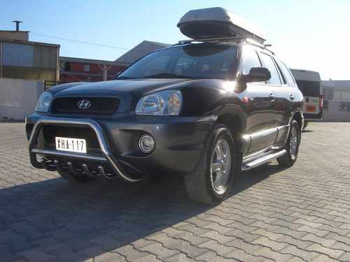 Кенгурятник WT003 (нерж.) для Hyundai Santa Fe 1 2000-2006 