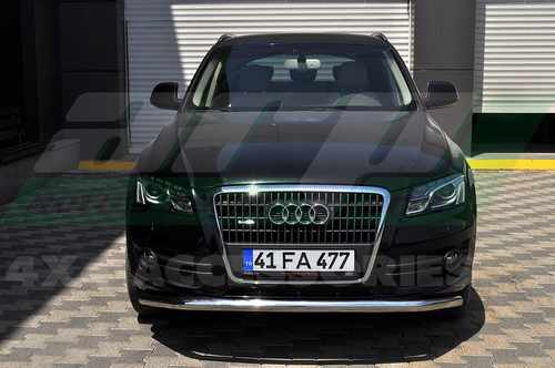 Передній захист ST008 (нерж.) d70 для Ауди Q7 2005-2015 