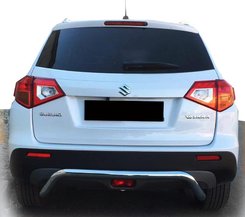 Задній захист AK007 (нерж) для Suzuki Vitara 2015-2024 рр